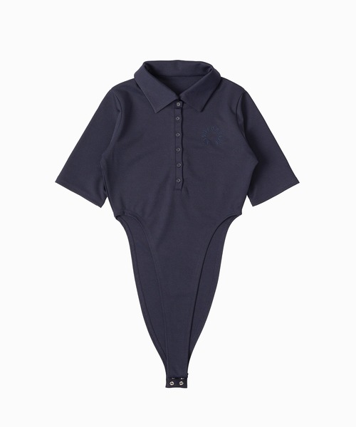 【OffWht*Navy】【別注】PENNEY'S / ボディスーツ ヘンリーネック トップス 61140904049_C_1.jpg