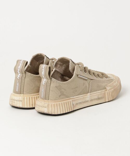 【AAPE by A BATHING APE】ローカット キャンバス スニーカー ♪ AAPE BY A BATHING APE 「AAPE APE」 ローカットスニーカー 10