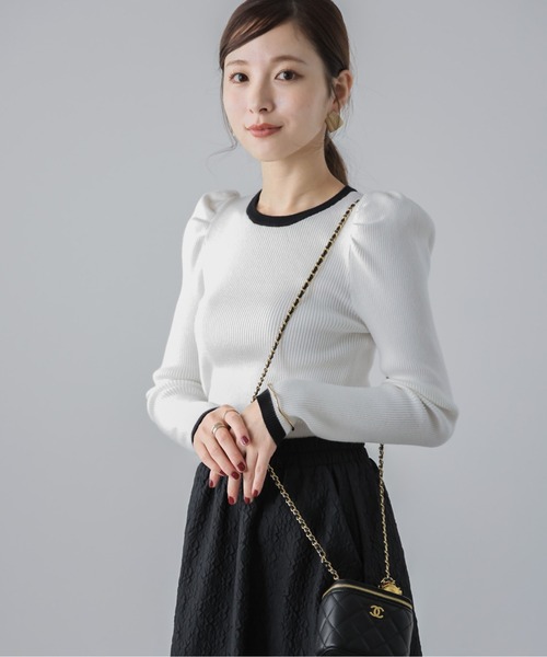 「SUGAR BISKET」 長袖ニット フリー ブラック レディース_画像3