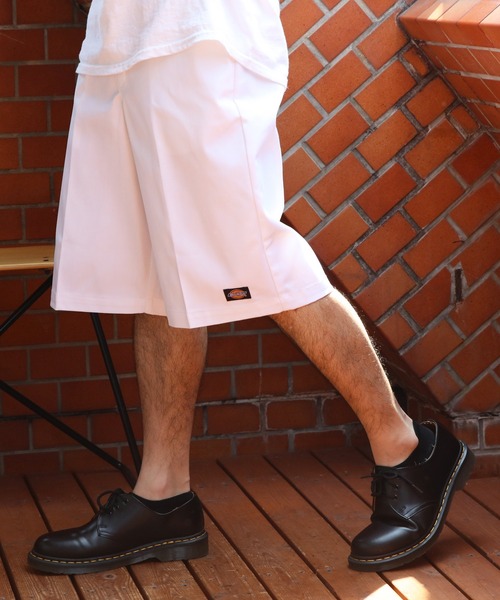 [メンズ ワークショーツ 大容量ポケット] ★0414★ Dickies チノパン 13インチポケットワークショーツ メンズ