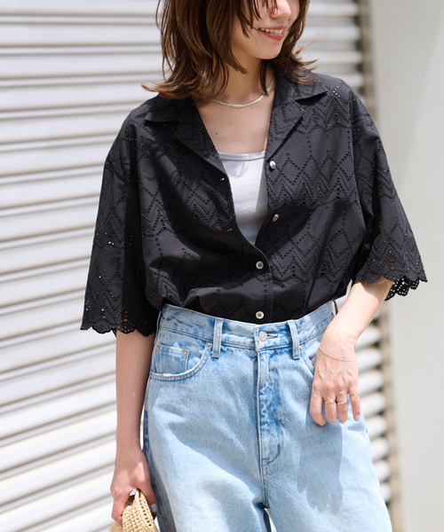 JOURNAL STANDARD relume ブラウス シャツ 「追加」コットン