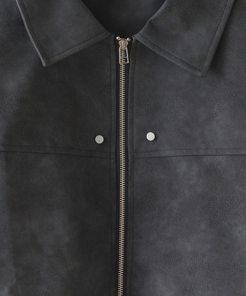 「ROOPTOKYO」 ジップアップブルゾン L ブルー レディース_画像6