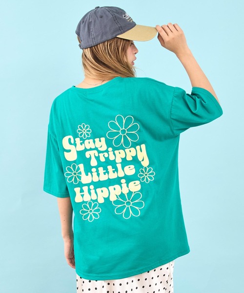 anap mimpi（アナップミンピ） tシャツ 半袖 ヒッピー メッセージ ロゴ