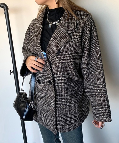 「non-hedge」 チェスターコート FREE オフホワイト レディース_画像3