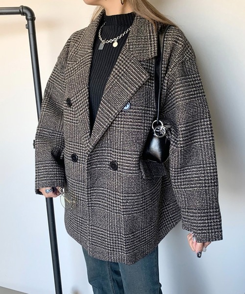 「non-hedge」 チェスターコート FREE オフホワイト レディース_画像4