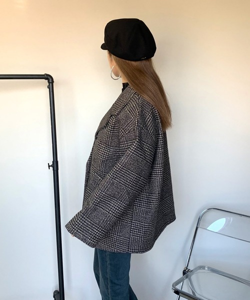 「non-hedge」 チェスターコート FREE オフホワイト レディース_画像6