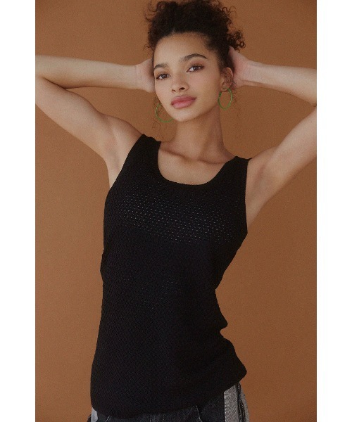 未使用 ALEXIASTAM タンクトップ☆ジムウエア ALEXIA STAM（アリシアスタン） タンクトップ ノースリーブ Knit Tank