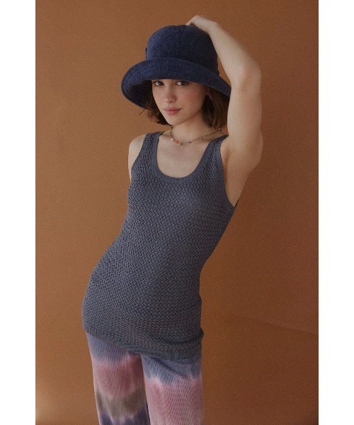 ALEXIA STAM ウェルネス ウォッシュドカラータンクトップ セール】Wellness Pigment Dyed Tank Top/ウェルネス ウォッシュド