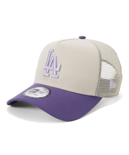 【完売品】メッシュキャップ   パープル 紫 LA ドジャーズ NEW ERA（ニューエラ） ドジャース メッシュキャップ キャップ 帽子