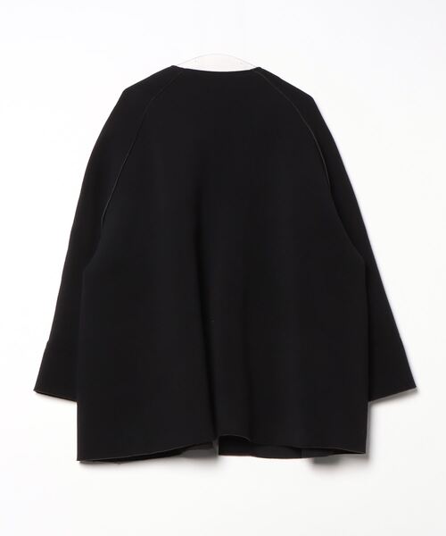 「DOUX ARCHIVES」 ノーカラーコート FREE ブラック レディース_画像2