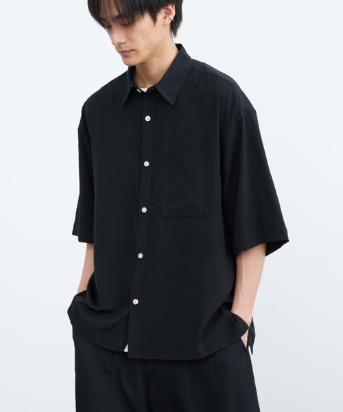ensou. 2015SS メッシーシャツ　Sサイズ SINSS 「SINSS」 半袖シャツ MEDIUM ブラック メンズ : ZOZOTOWN