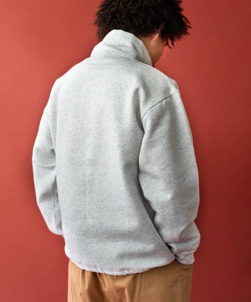 「gym master」 スウェットカットソー LARGE グレイッシュブルー メンズ_画像7