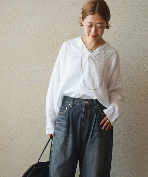 JOURNAL STANDARD LUXE ブラウス シャツ 「追加」ソフトリネン