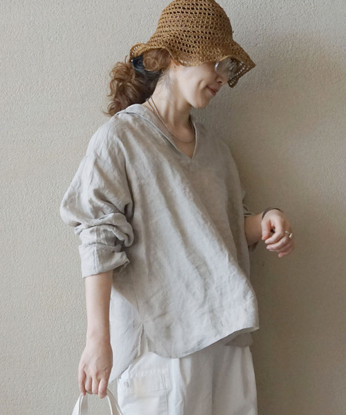 JOURNAL STANDARD LUXE ブラウス シャツ 「追加」ソフトリネン