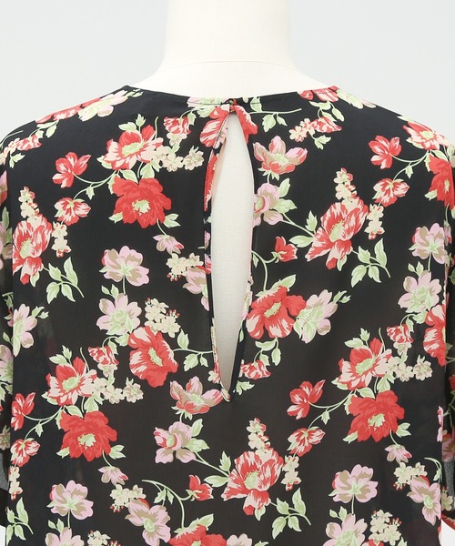 デザインワークス　花柄ブラウス DESIGNWORKS ブラウス シャツ N゜21 花柄ブラウス レディース
