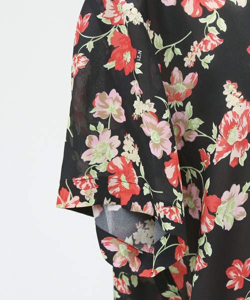 デザインワークス　花柄ブラウス DESIGNWORKS ブラウス シャツ N゜21 花柄ブラウス レディース