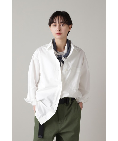 「MHL.」 長袖シャツ 1 ホワイト レディース