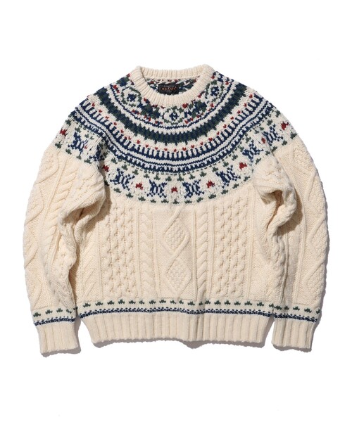 BEAMS+（ビームスプラス） セーター ニット ノルディック ケーブル