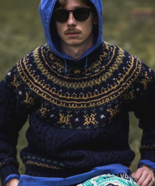 BEAMS+（ビームスプラス） セーター ニット ノルディック ケーブル