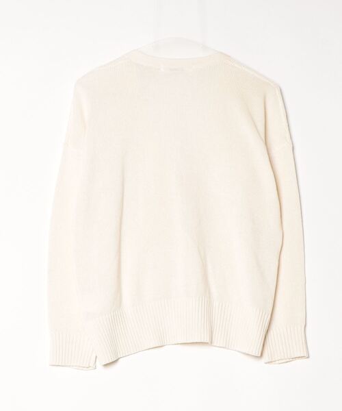 「LE TiROiR de DRESSTERIOR」 ニットカーディガン M ホワイト レディース_画像2