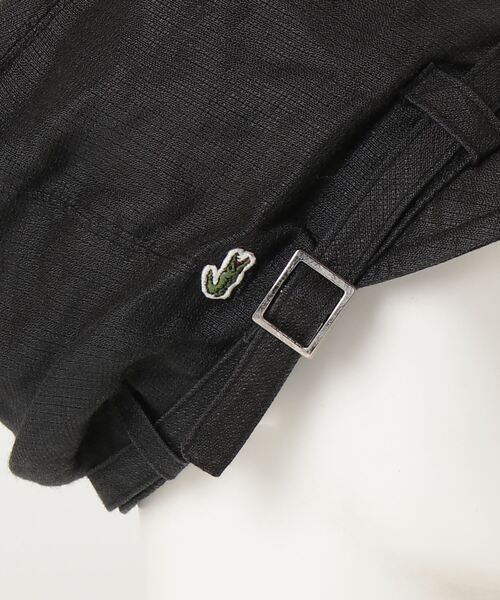 「LACOSTE」 キャスケット - ブラック レディース_画像3