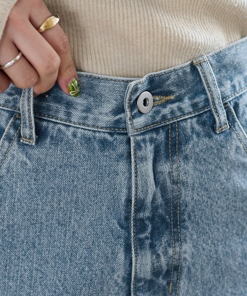 「DISCOAT」 デニムパンツ SMALL ブラック レディース