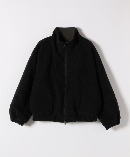 SHIPS any ブルゾン アウター any: ナイロン × ボア リバーシブル