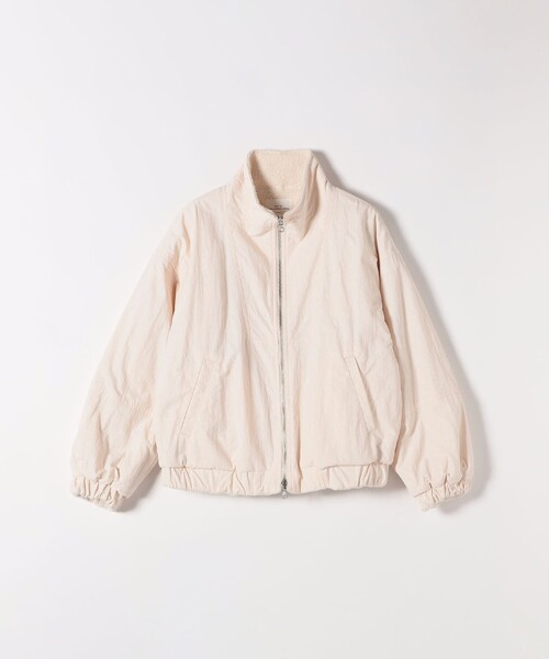 SHIPS any ブルゾン アウター any: ナイロン × ボア リバーシブル