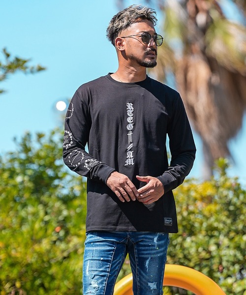 adamsJUGGLER（アダムスジャグラー） tシャツ RTEGアームレフ/OE＆EM