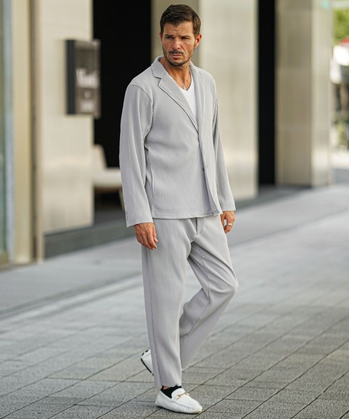 SOMEDIFF（サムディフ） セットアップ プリーツテーラードセットアップ