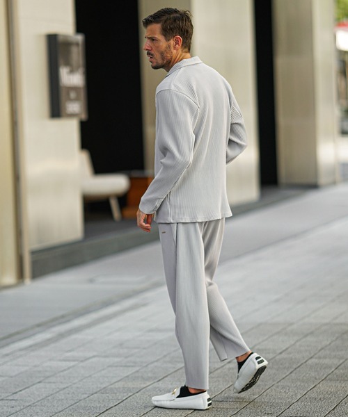 パラディーゾ セットアップ SOMEDIFF（サムディフ） セットアップ プリーツテーラードセットアップ