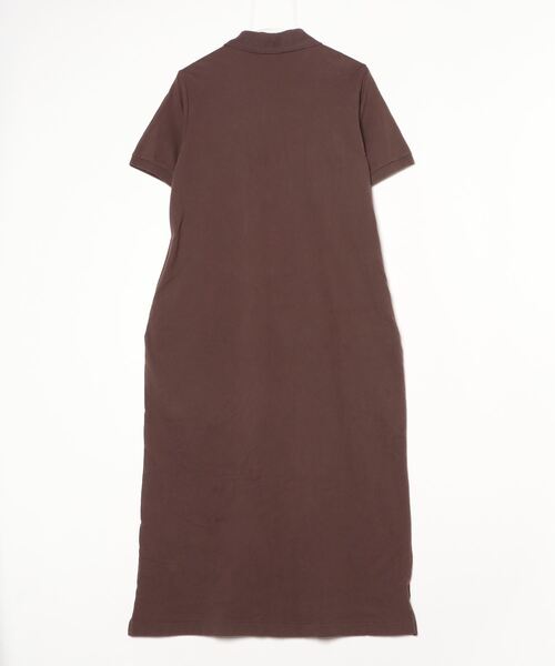 BEAMS BOY 「BEAMS BOY」 「LACOSTE」半袖ワンピース 38 ブラウン