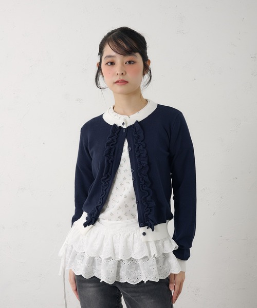 FCMM カーディガン 「日本限定」FRILL CARDIGAN レディース : ZOZOTOWN