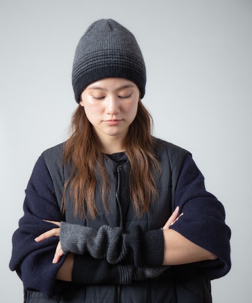 RACAL（ラカル） ニット帽 ニットキャップ Reversible Alpaca Wool
