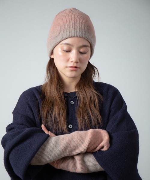 RACAL（ラカル） ニット帽 ニットキャップ Reversible Alpaca Wool