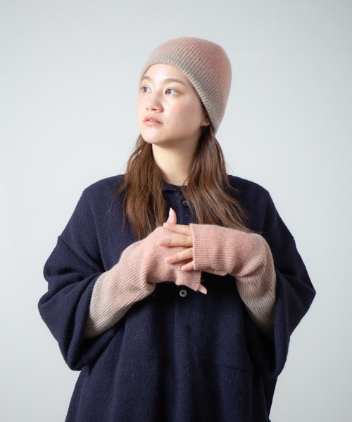 RACAL（ラカル） ニット帽 ニットキャップ Reversible Alpaca Wool
