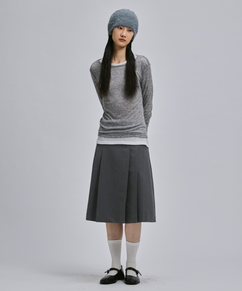 「FEKETE」 ニットキャップ FREE アイボリー レディース_画像2