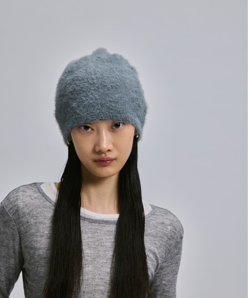 「FEKETE」 ニットキャップ FREE アイボリー レディース_画像8