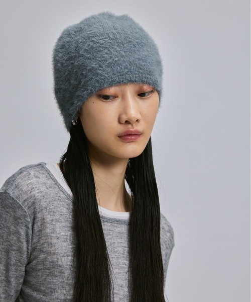 「FEKETE」 ニットキャップ FREE アイボリー レディース_画像9