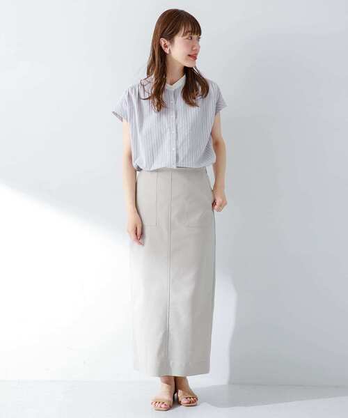 「URBAN RESEARCH Sonny Label」 半袖ブラウス FREE ブルー レディース_画像5