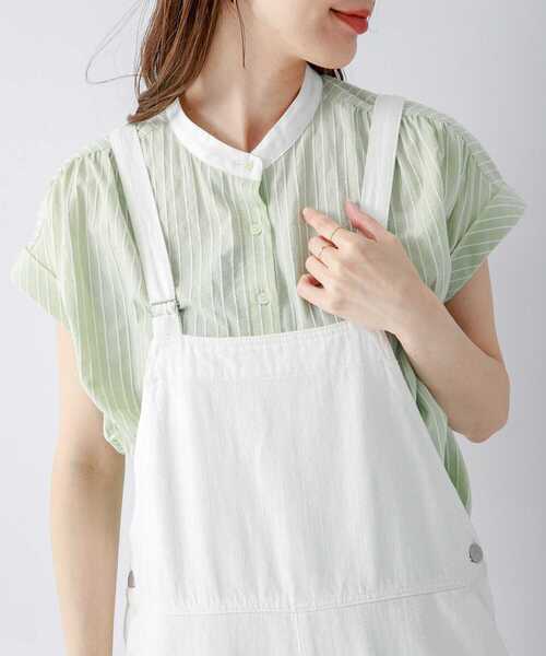 「URBAN RESEARCH Sonny Label」 半袖ブラウス FREE ブルー レディース_画像7