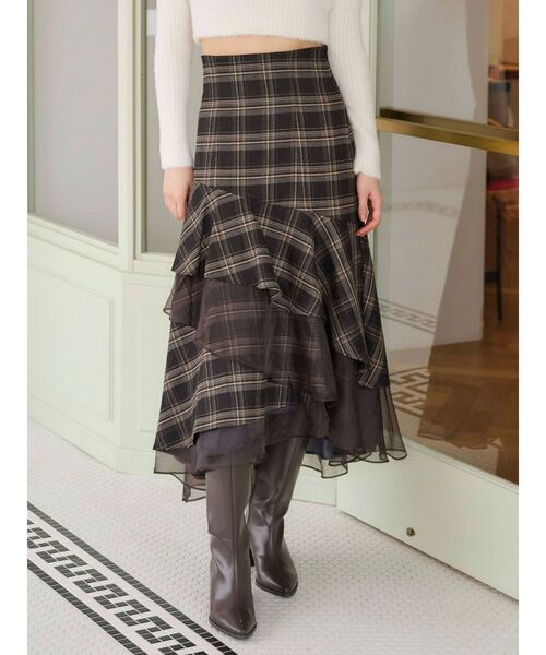 MERCURYDUO（マーキュリーデュオ） スカート 「追加生産」異素材使い