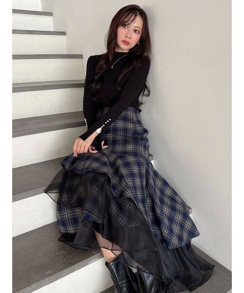 MERCURYDUO（マーキュリーデュオ） スカート 「追加生産」異素材使い