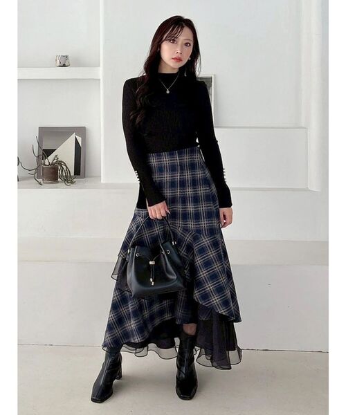 MERCURYDUO（マーキュリーデュオ） スカート 「追加生産」異素材使い