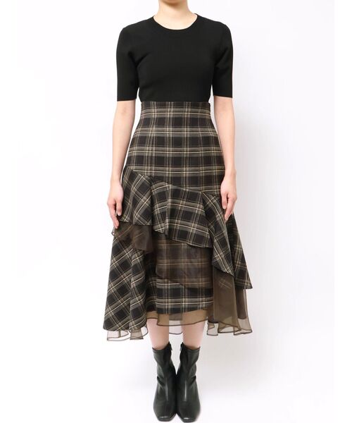 MERCURYDUO（マーキュリーデュオ） スカート 「追加生産」異素材使い