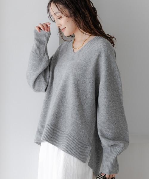 Elura（エルーラ） ニット セーター スフレVネックニット/612204