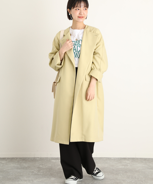 B.C STOCK（ベーセーストック） ノーカラーコート FREE イエロー