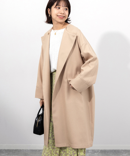 B.C STOCK（ベーセーストック） ノーカラーコート FREE イエロー