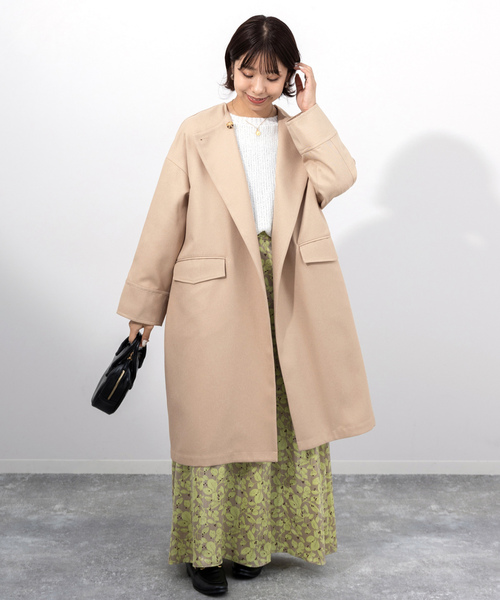 B.C STOCK（ベーセーストック） ノーカラーコート FREE イエロー