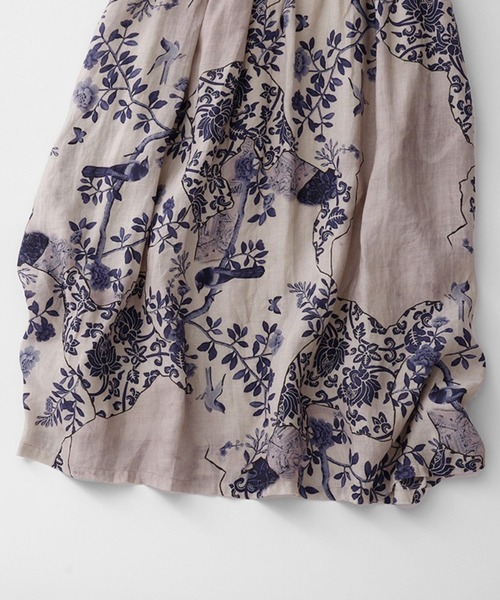 「CADBURY」 半袖ワンピース LARGE ブルー レディース_画像4